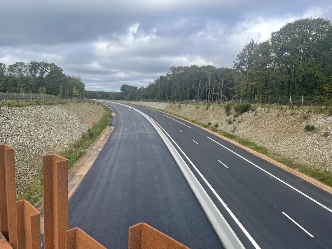 Les travaux de la RN 164 à la Une du samedi 26 octobre 2024.