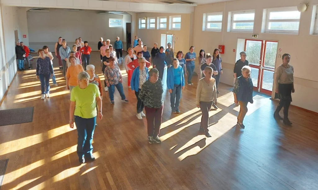 Cours de line dance.
