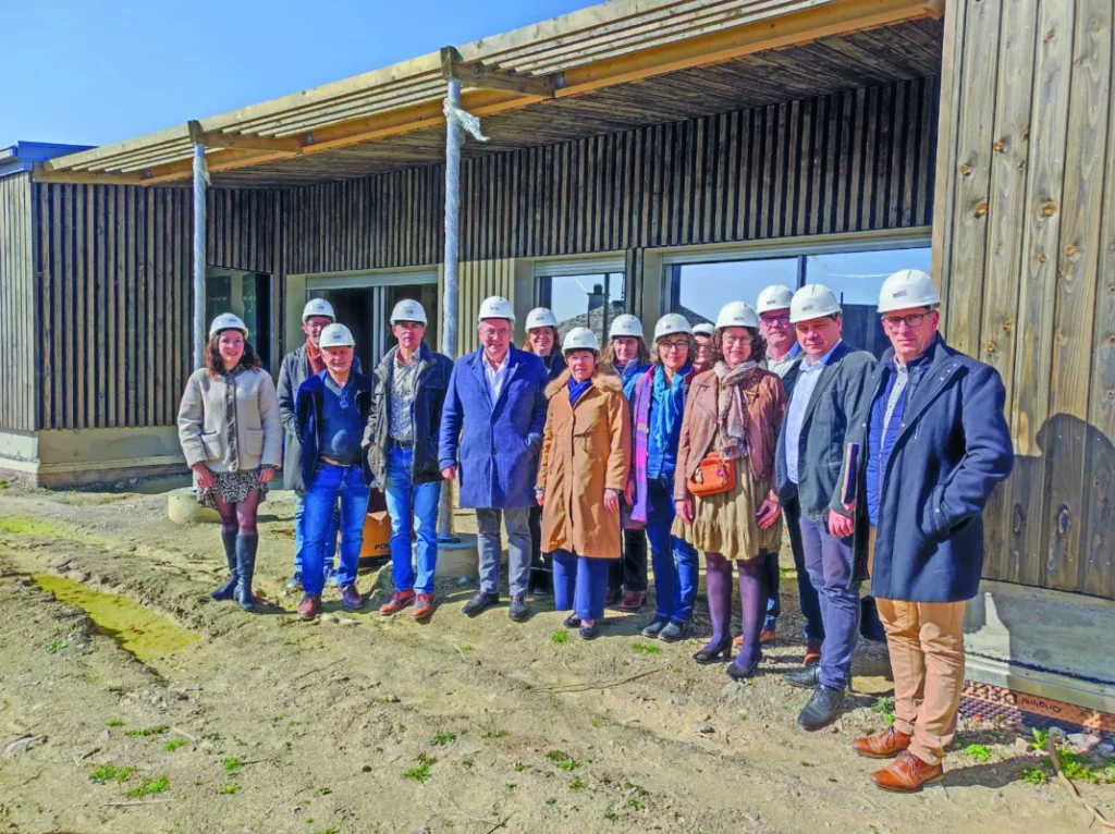 Visite du chantier pour les élus.