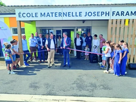 Des élus étaient présents pour l'inauguration de l'école.