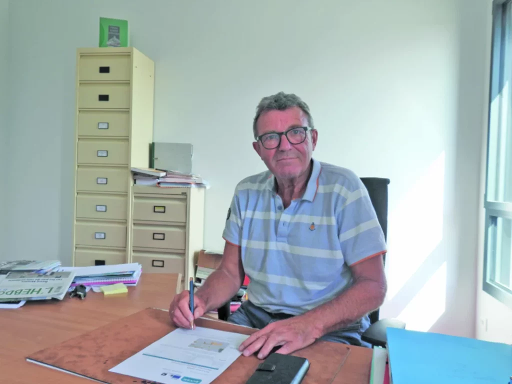 Jean-Luc Boissel, maire d'Yvignac-la-Tour.