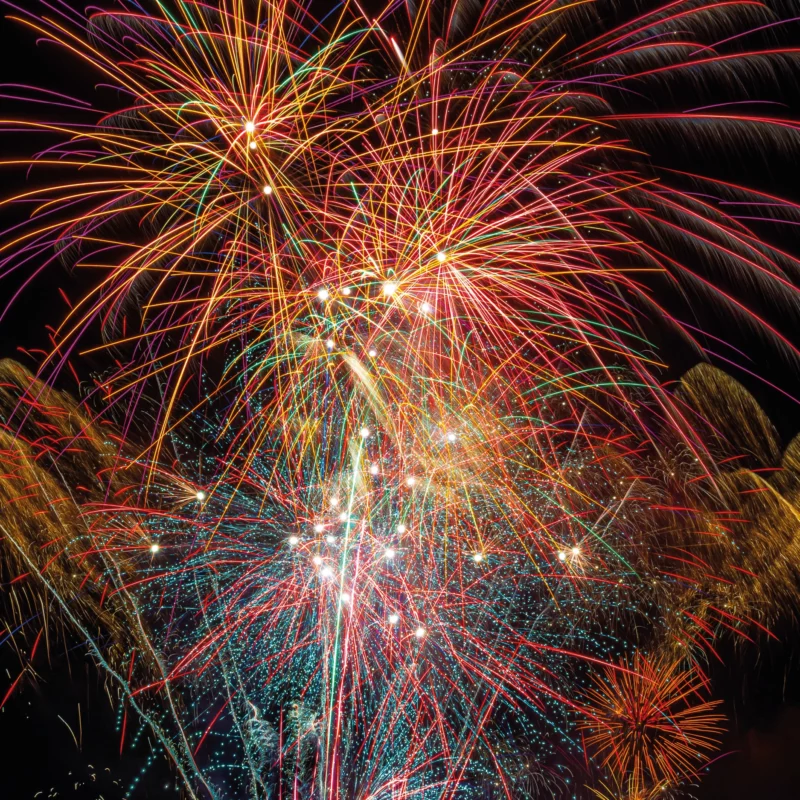 Photographie de feu d'artifice.